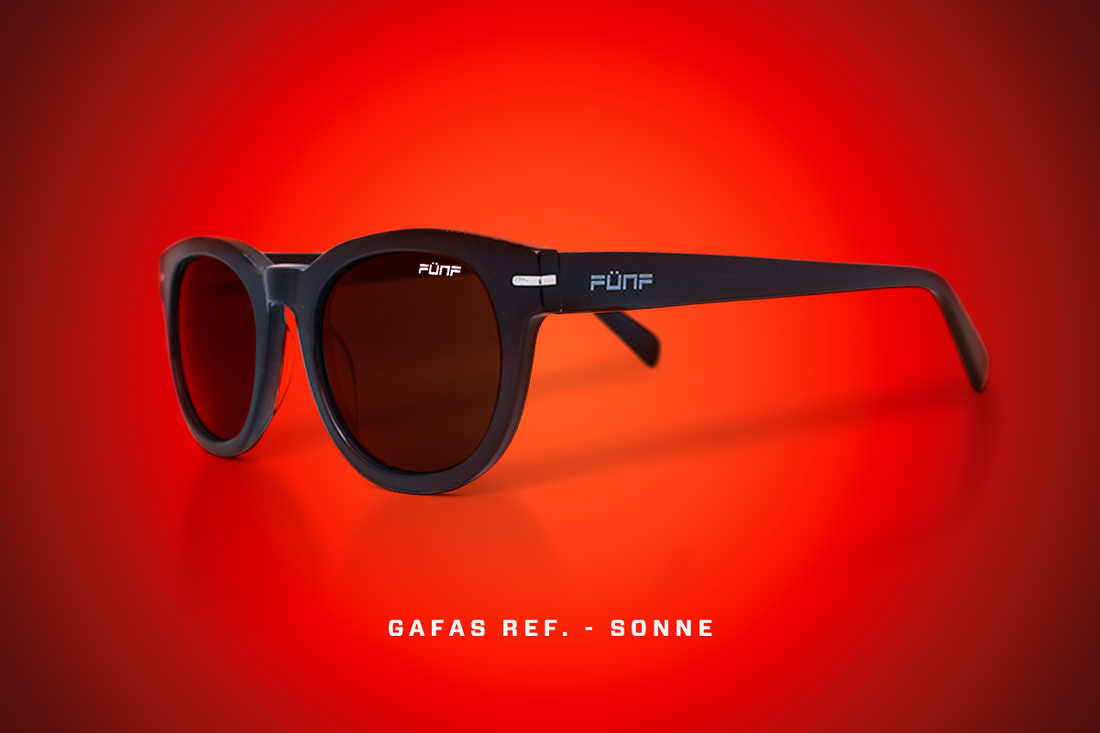 Gafas Sonne de FÜNF tipo ojo de gato, Disponibles para sol y para formular