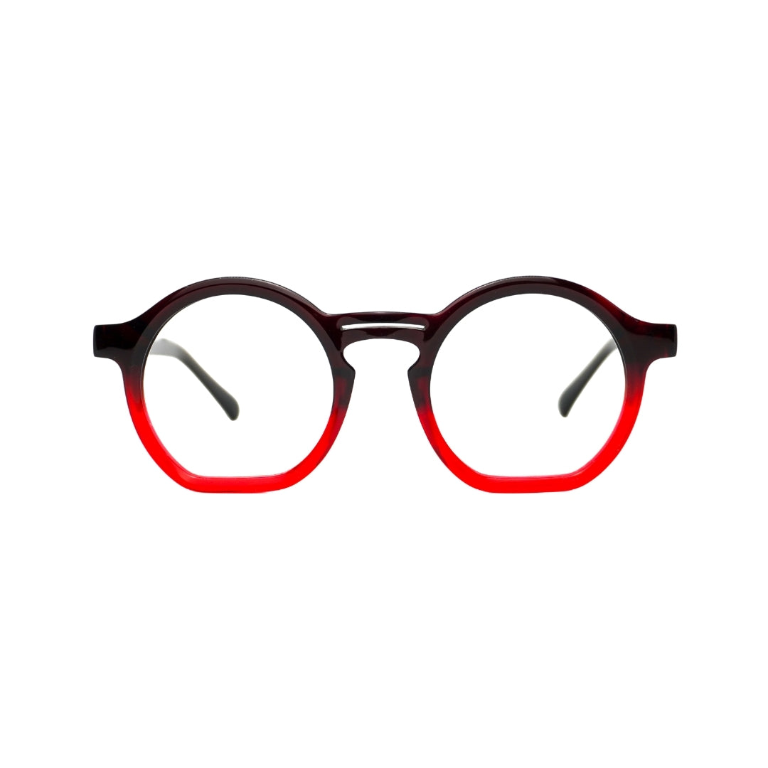 Gafas de Sol redondas , color Rojo Sicher