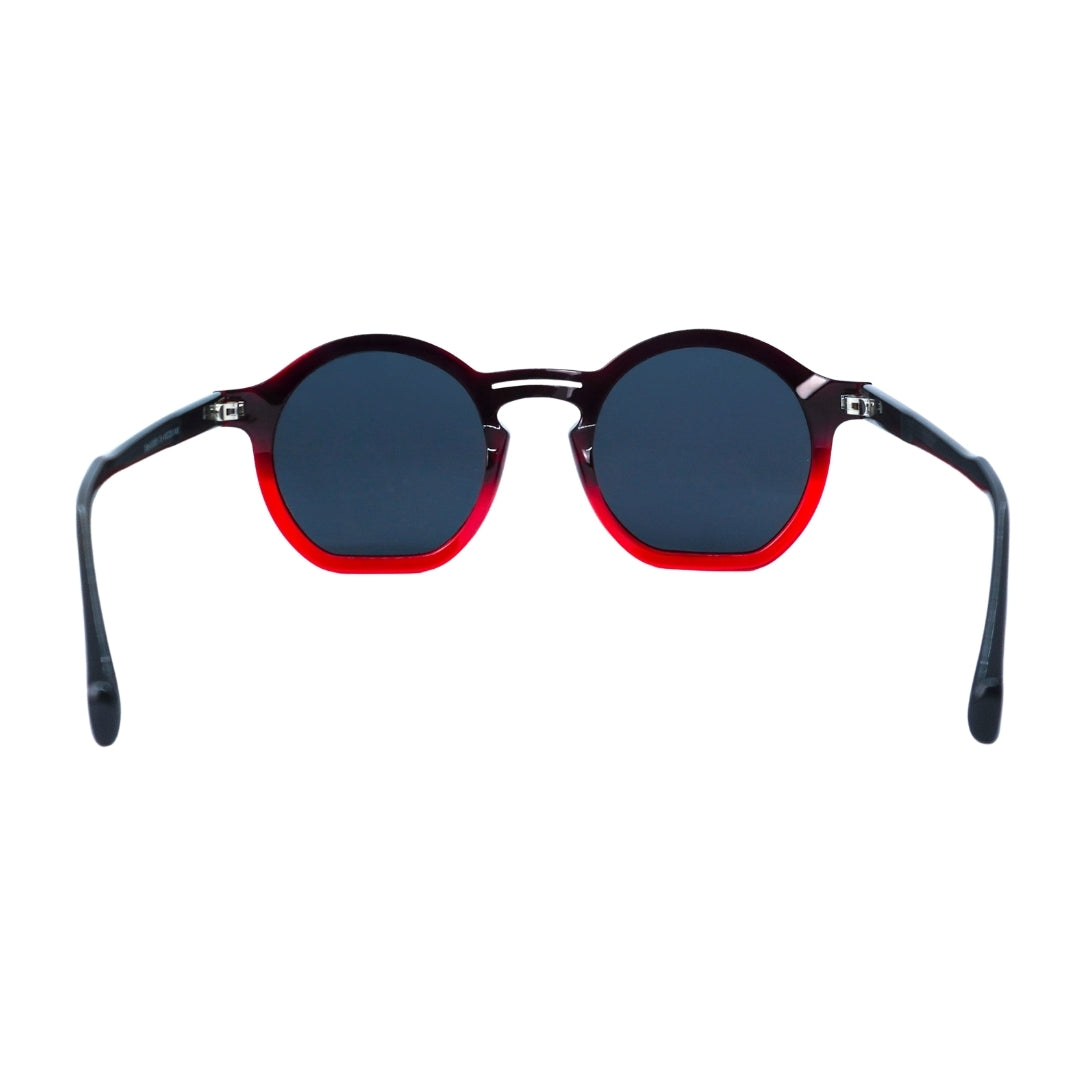 Gafas de Sol redondas , color Rojo Sicher