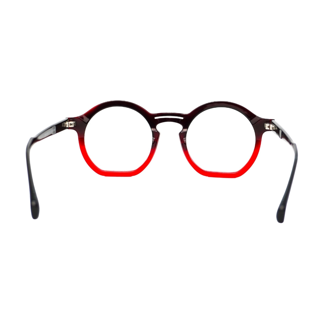 Gafas de Sol redondas , color Rojo Sicher