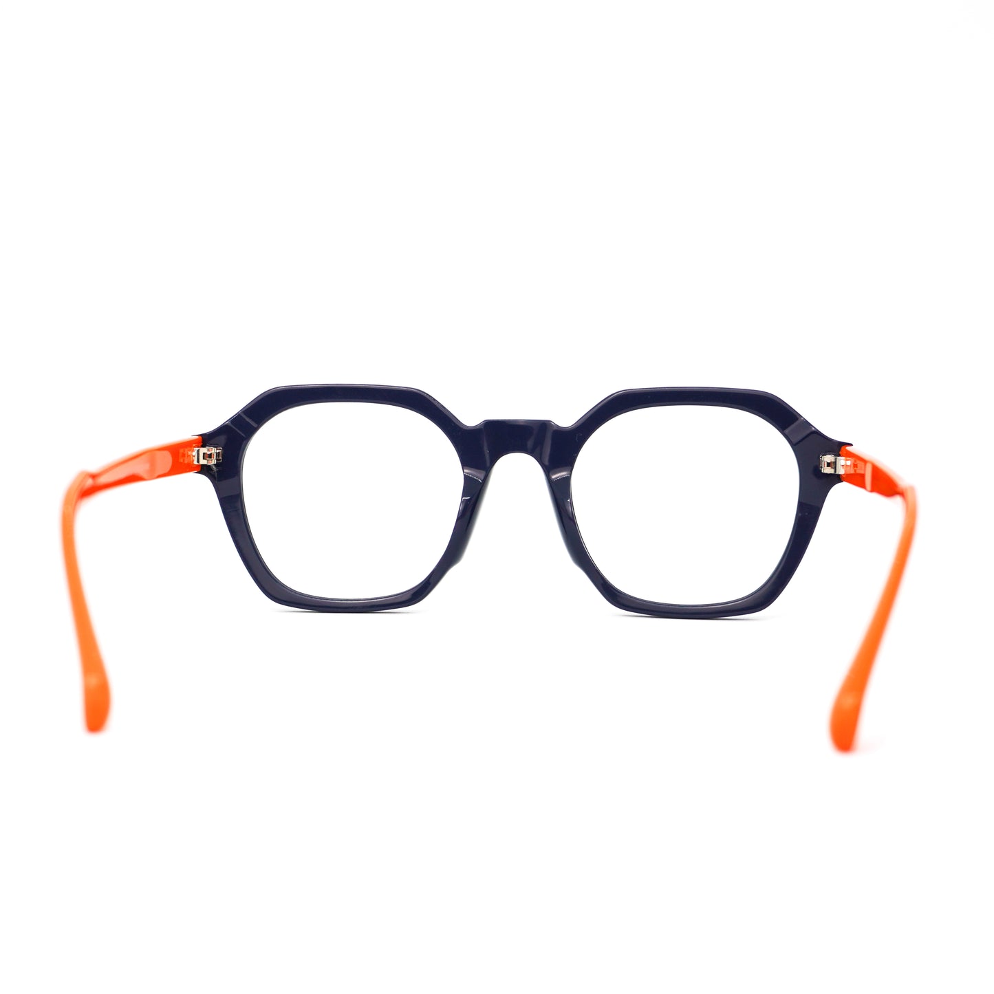 Gafas para formula, color azul oscuro con naranja.