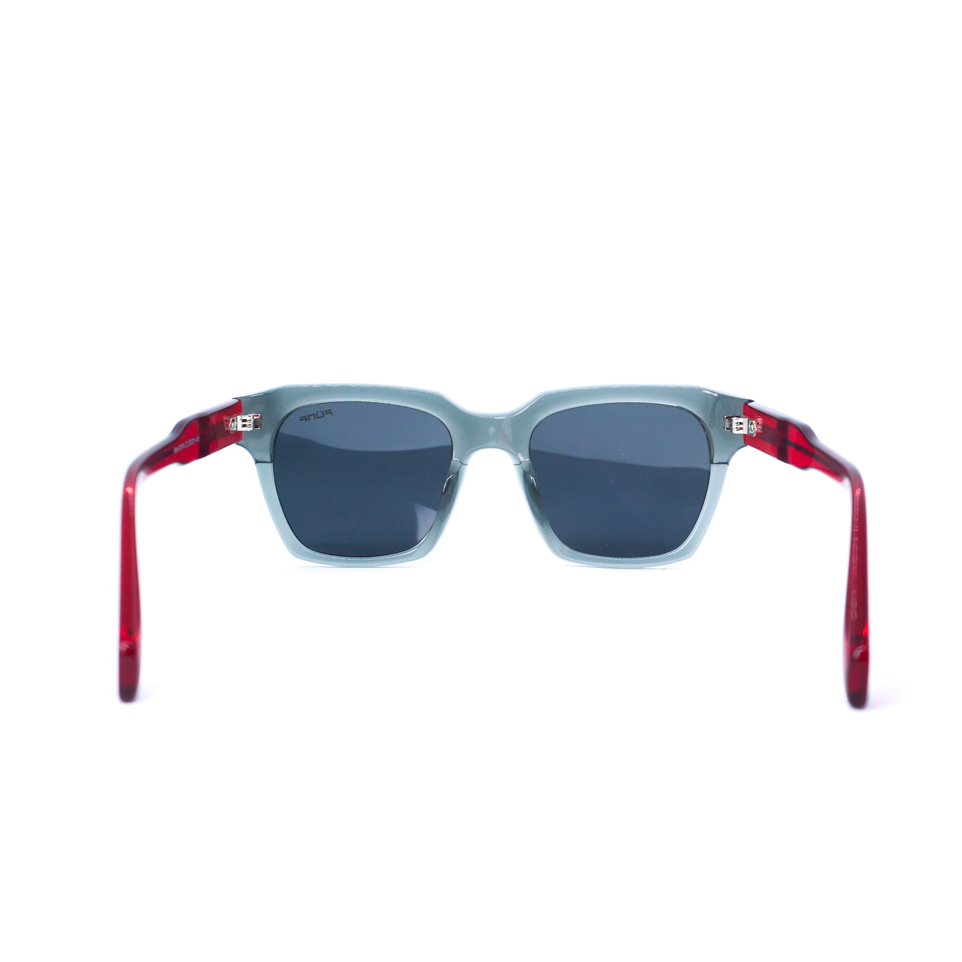 Gafas de sol, robustas, color Gris con rojo