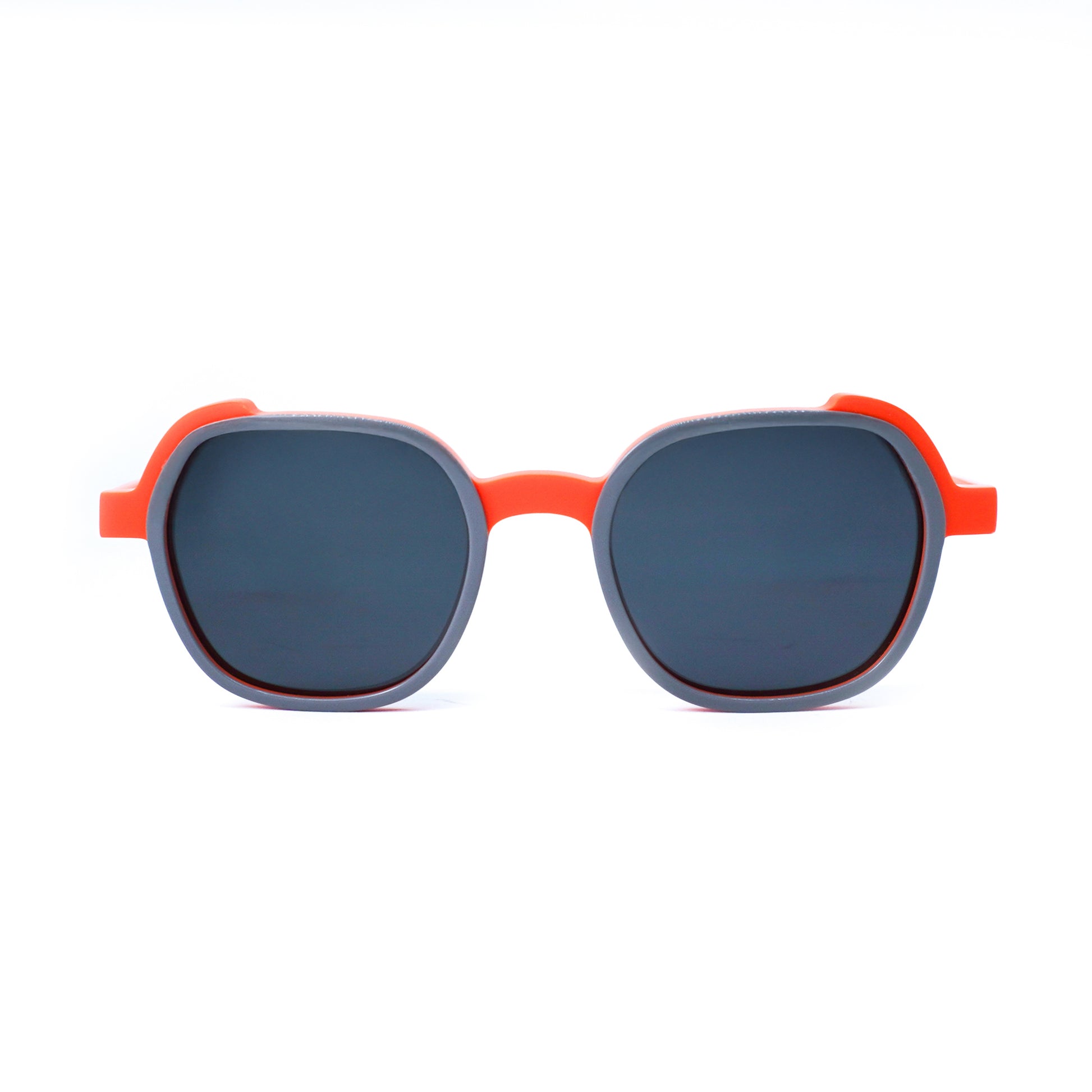 Gafas para Formular, cuadradas, color Gris con Naranja