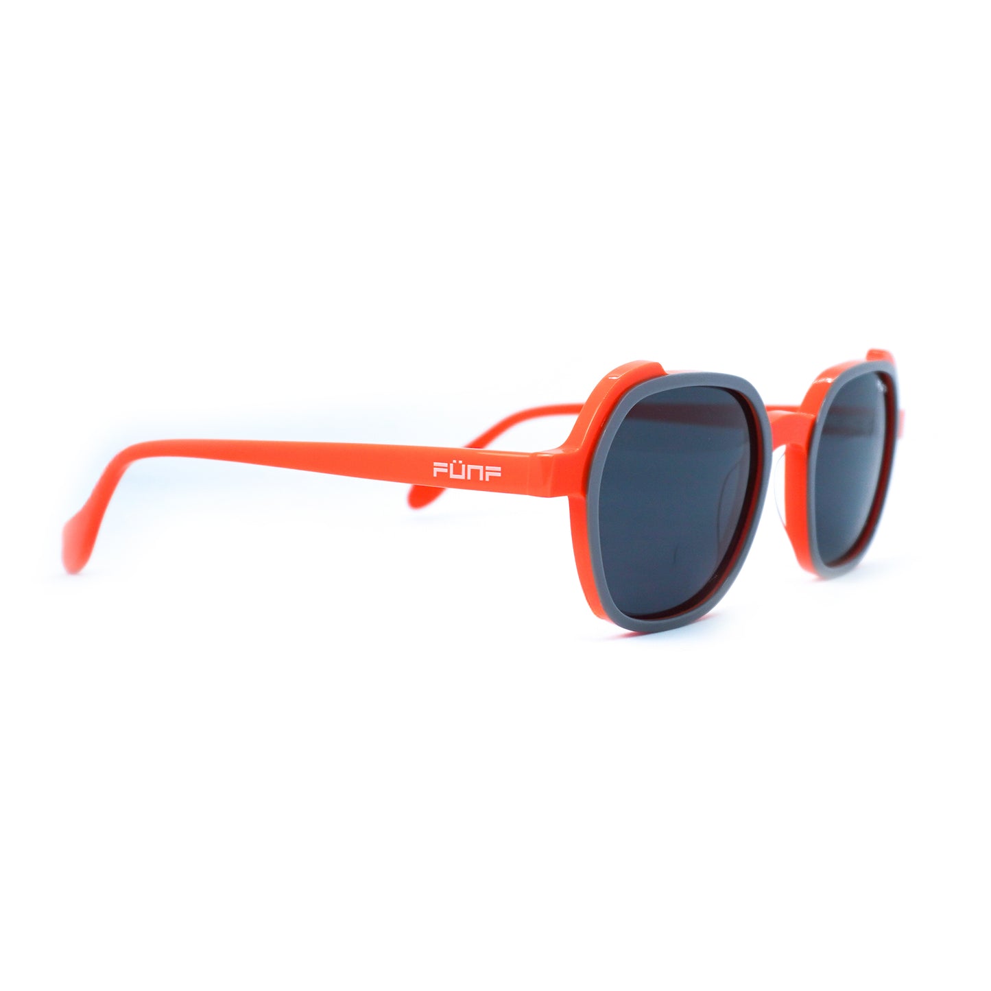 Gafas para Formular, cuadradas, color Gris con Naranja