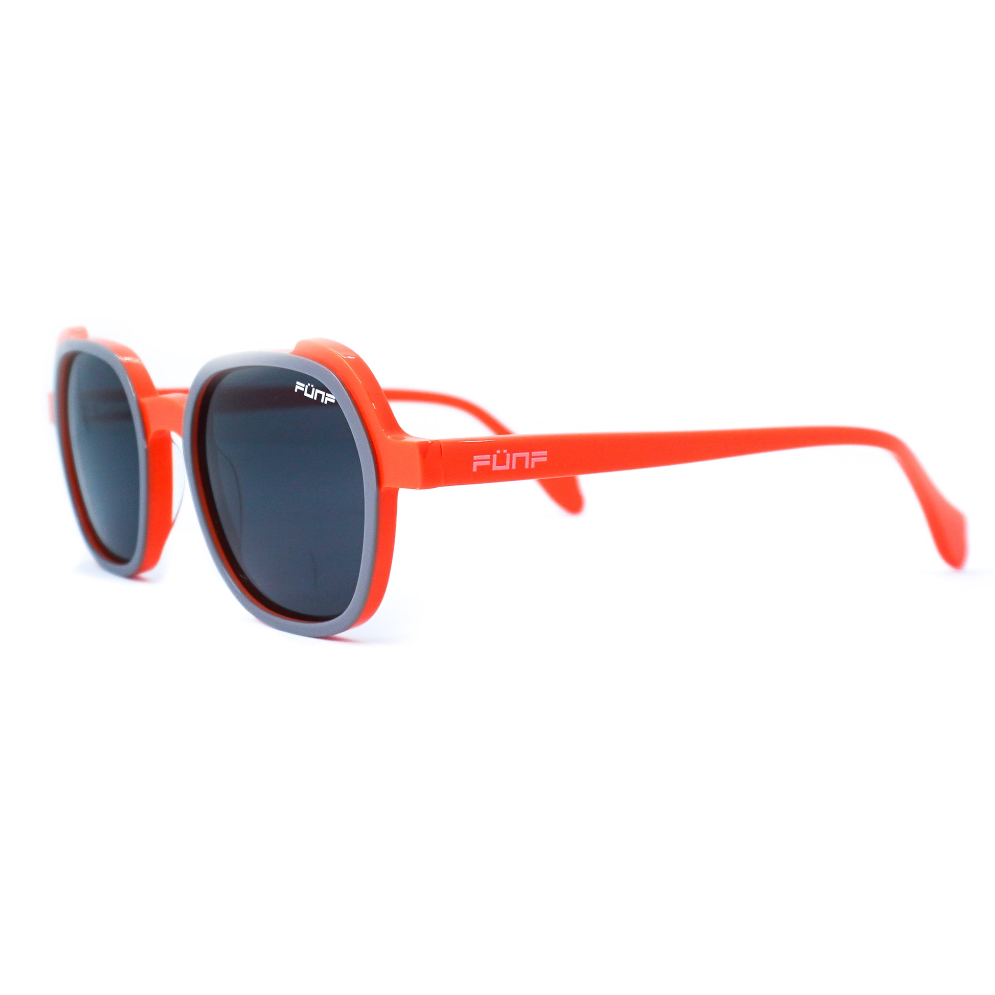 Gafas para Formular, cuadradas, color Gris con Naranja