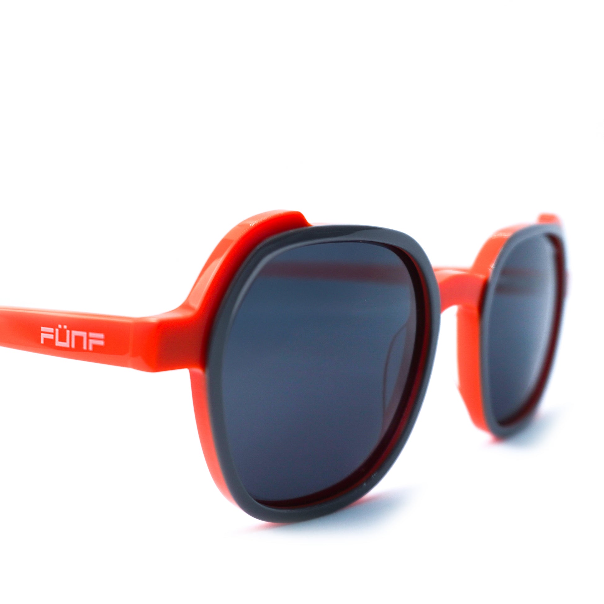 Gafas para Formular, cuadradas, color Gris con Naranja